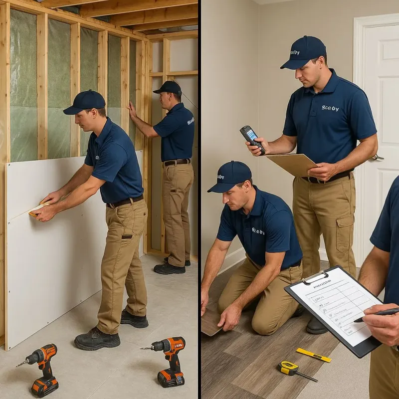 Repairs and Reconstruction process in Hoover, AL